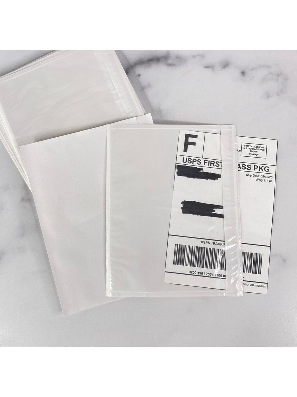 25 (7.5 X 5.5) Clear Postage Invoice Label Pockets PRICE IS FIRM - Picture 9 of 9